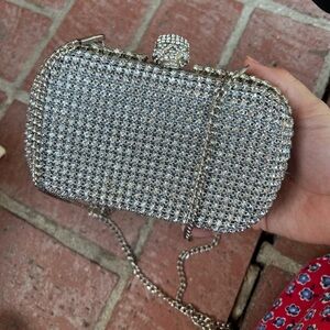 Sparkling Rhinestone Evening Clutch